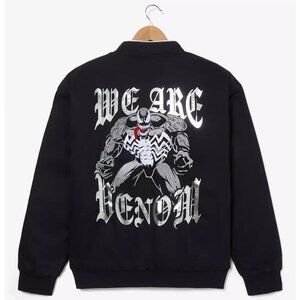 Marvel: Venom Racing Jacket With Detailed Embroidery Medium NWT